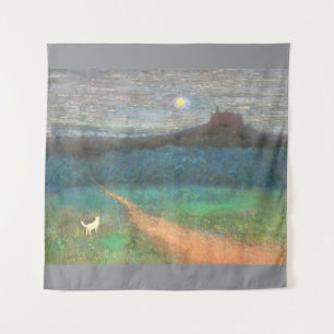 The Cat's Midnight Journey Tapestry