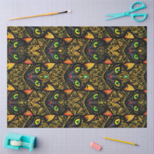 The Cats of the Velvet Veil Tissue Paper
