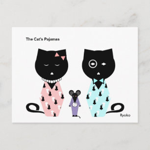 The Cat's Pyjamas Postcard