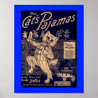 The Cat's Pyjamas Vintage Sheet Music Cover Copy