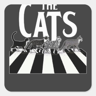 The Cats Square Sticker