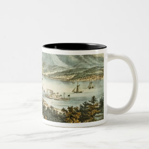The Catskill Mountains Two-Tone Coffee Mug