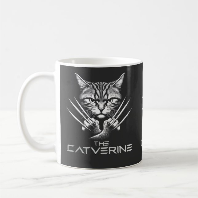 The Catverine Halloween Themed Coffee Mug (Left)