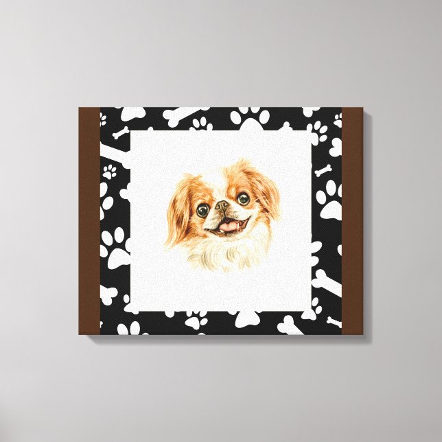 The Cavalier King Charles Spaniel Canvas Wall Art (Front)