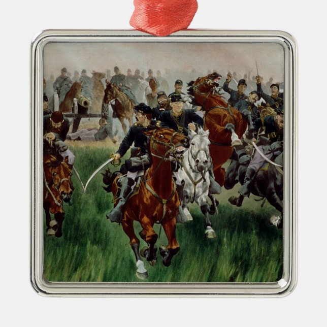 The Cavalry, 1895 Metal Tree Decoration (Front)