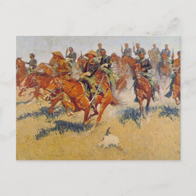 The Cavalry Charge Postcard (Front)