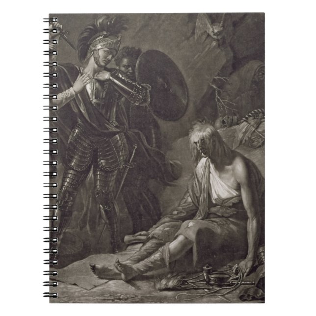 The Cave of Despair, from Spenser, engraved by Val Notebook (Front)