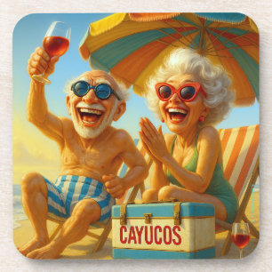 "THE CAYUCOS FOREVER COOL KIDS" COASTERS.   COASTER