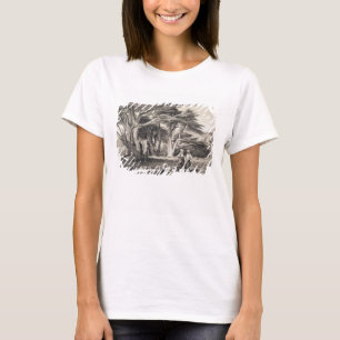 The Cedars of Lebanon, engraved by Freeman (sepia T-Shirt