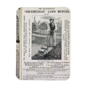 The Celebrated 'Archimedean' Lawn Mowers, from the Magnet