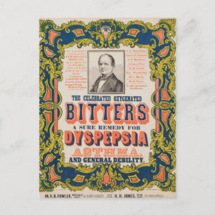 The Celebrated Oxygenated Bitters Postcard