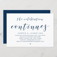 The celebration continues, Wedding Elopement Party