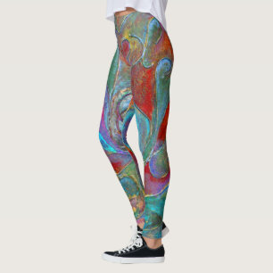 ”The Celest Guardian from Unseen” by Paul Buic Leggings
