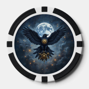 The Celestial Crow. Poker Chips
