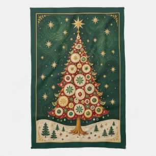 The Celestial Evergreen Tea Towel