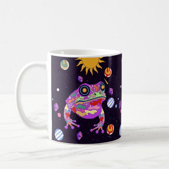 The Celestial Frog Coffee Mug (Left)