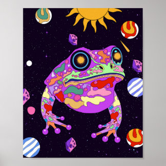 The Celestial Frog Poster