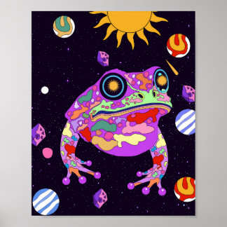 The Celestial Frog Poster