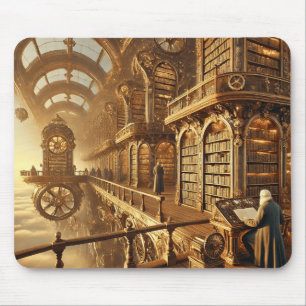The Celestial Library Mouse Mat