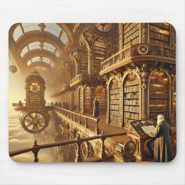 The Celestial Library Mouse Mat (Front)