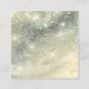 The Celestial Style of These Paintings is Inspired Square Business Card