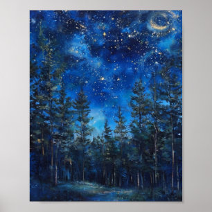 The Celestial Symphony of the Whispering Pines Ben Poster