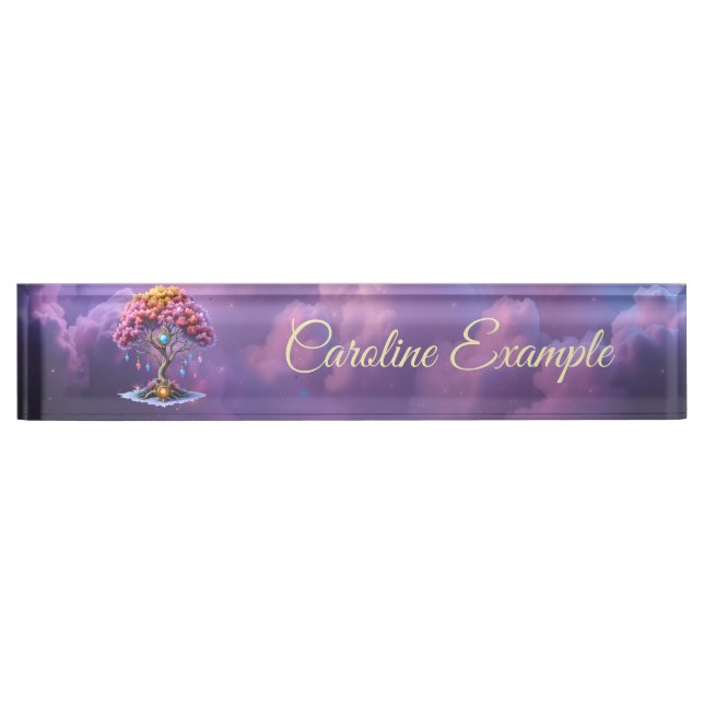 The Celestial Tree of Becoming.  Nameplate (Front)