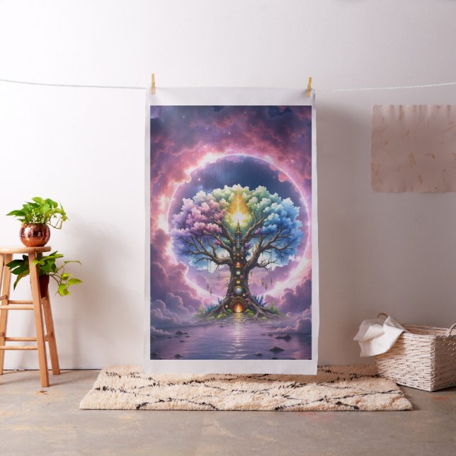 The Celestial Tree of Eternal Realms. Fabric (In Situ)