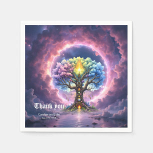 The Celestial Tree of Eternal Realms. Napkin
