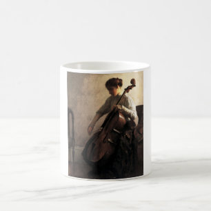 The Cellist (by Joseph DeCamp) Coffee Mug