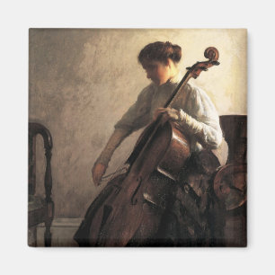 The Cellist (by Joseph DeCamp) Magnet