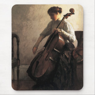 The Cellist (by Joseph DeCamp) Mouse Mat