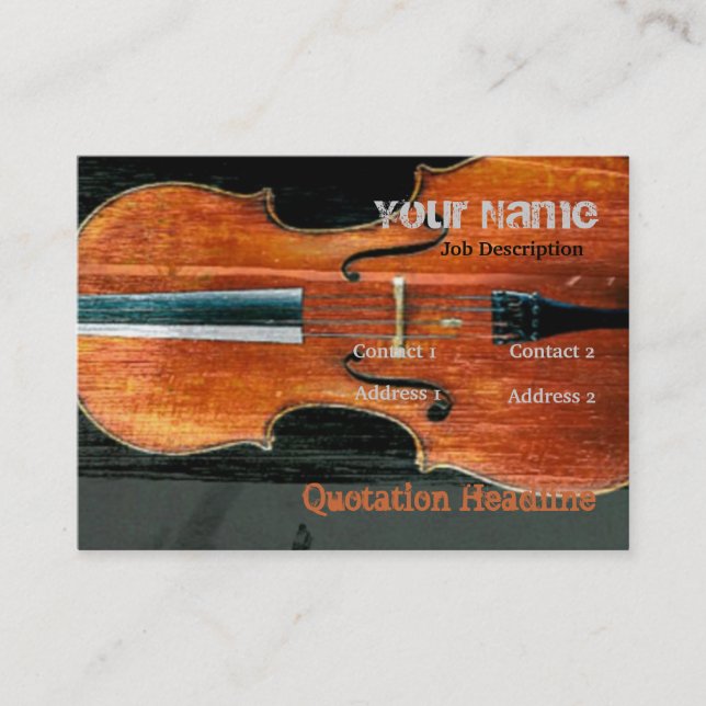 The Cello Business Card (Front)