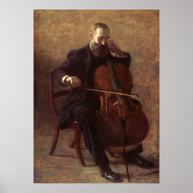 The Cello Player Poster (Front)