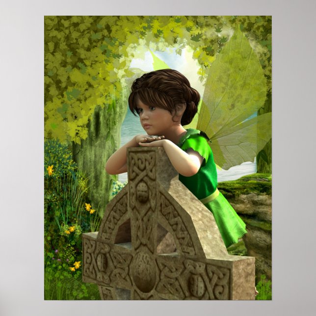 The Celtic Fairy Poster Print (Front)