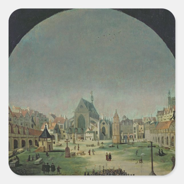 The Cemetery of the Innocents Square Sticker (Front)