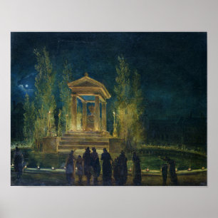 The Cenotaph of Jean Jacques Rousseau Poster