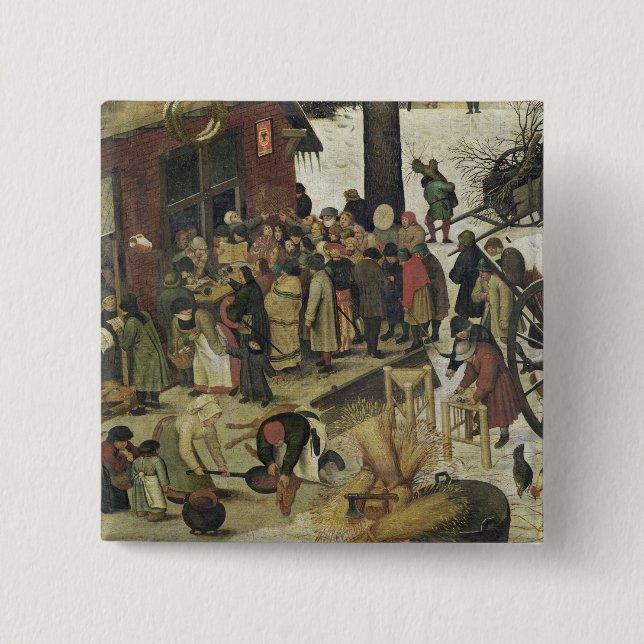The Census at Bethlehem 2 15 Cm Square Badge (Front)
