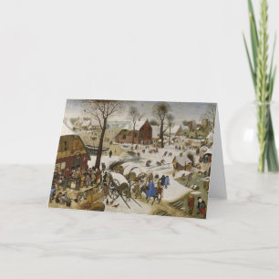 The Census at Bethlehem (by Pieter Bruegel) Card