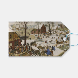 The Census at Bethlehem (by Pieter Bruegel) Gift Tags