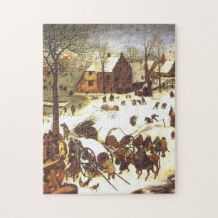 The Census at Bethlehem - Pieter Bruegel Jigsaw Puzzle