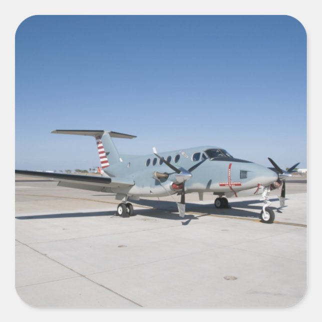 The Centennial of Naval Aviation Commemorative Square Sticker (Front)