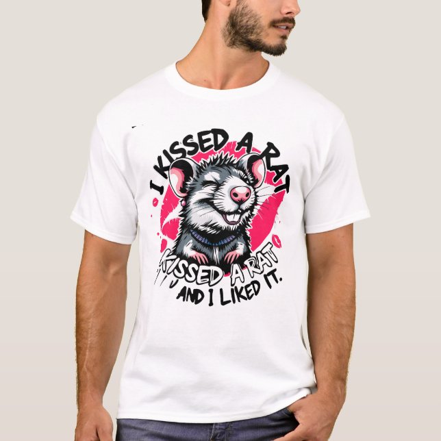 The centerpiece is a sassy, spiky-collared rat wit T-Shirt (Front)