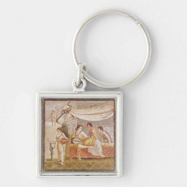 The Centocelle Mosaic Key Ring (Front)