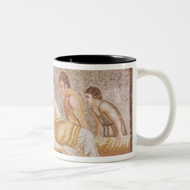 The Centocelle Mosaic Two-Tone Coffee Mug (Right)