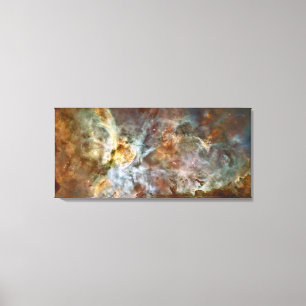 The central region of the Carina Nebula Canvas Print