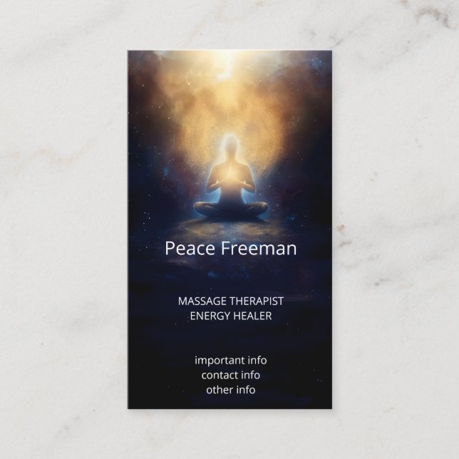 The Centre Within | Mindful Stillness Business Card (Front)
