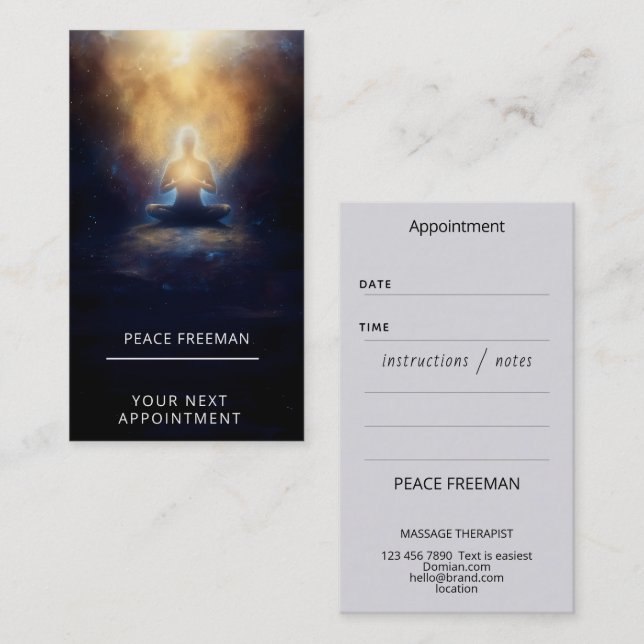 The Centre Within | Mindful Stillness Business Card (Front/Back)