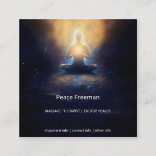 The Centre Within Mindful Stillness Square Business Card