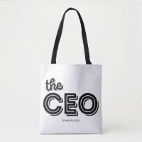 The CEO Retro Typography Personalised Polka Dots
